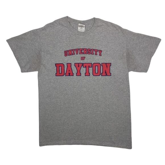 Gildan Women's Gray University Of Dayton Tee SZ M - Picture 1 of 3